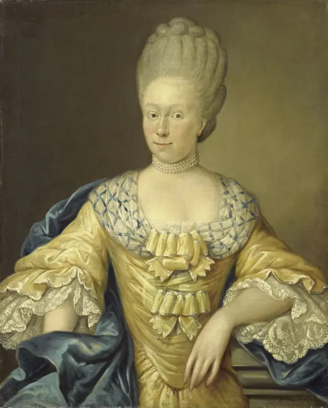 Adriana Johanna van Heusden, Wife of Johan Arnold Zoutman Wall Art by August Christian Hauck - High-Resolution Digital Print