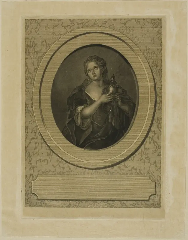 Adrienne Lecouvreur Wall Art by Jean-Baptiste de Grateloup - High-Resolution Digital Print