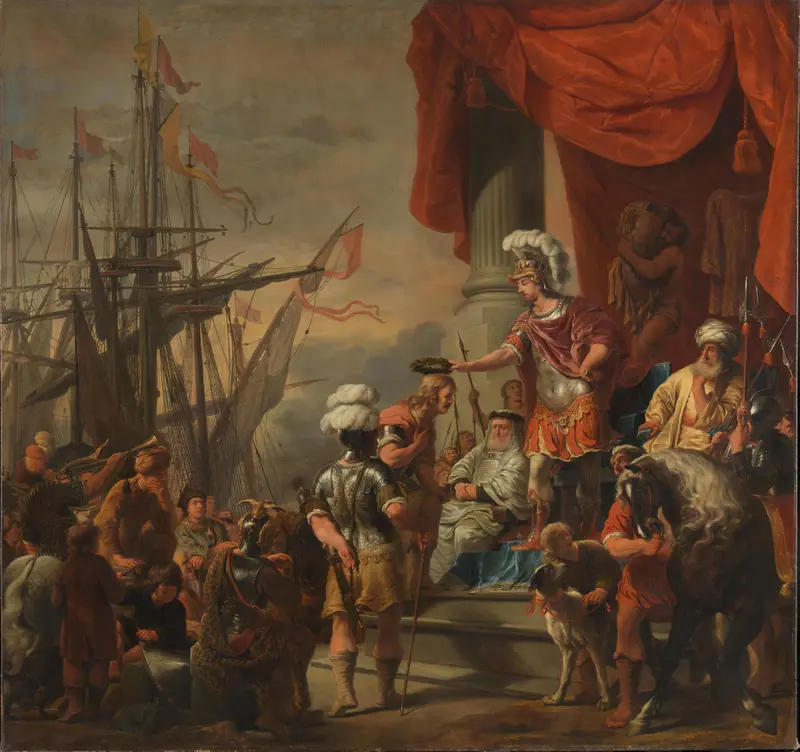 Aeneas kroont Cloanthus Wall Art by Ferdinand Bol - High-Resolution Digital Print