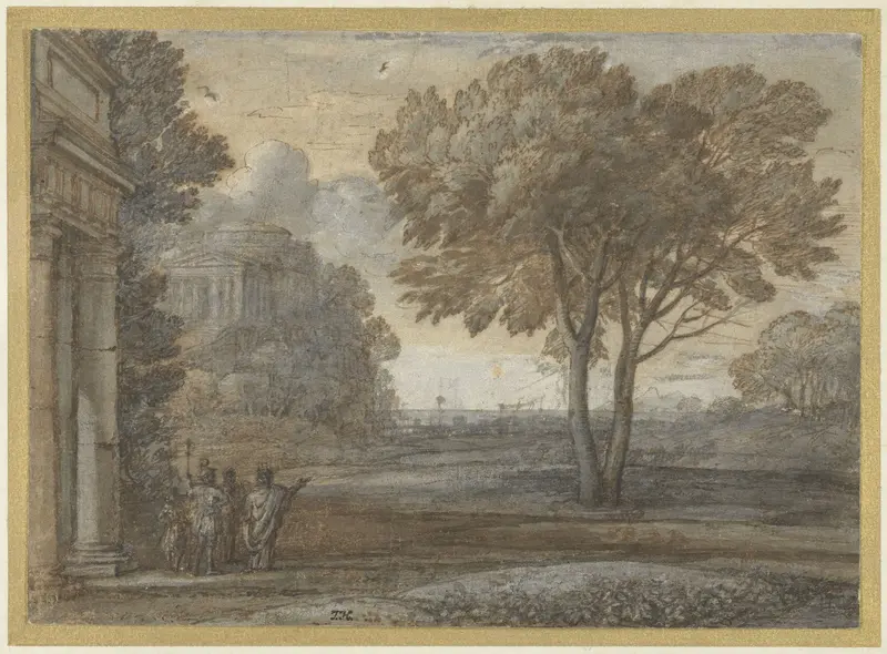 Aeneas op Delos Wall Art by Claude Lorrain - High-Resolution Digital Print