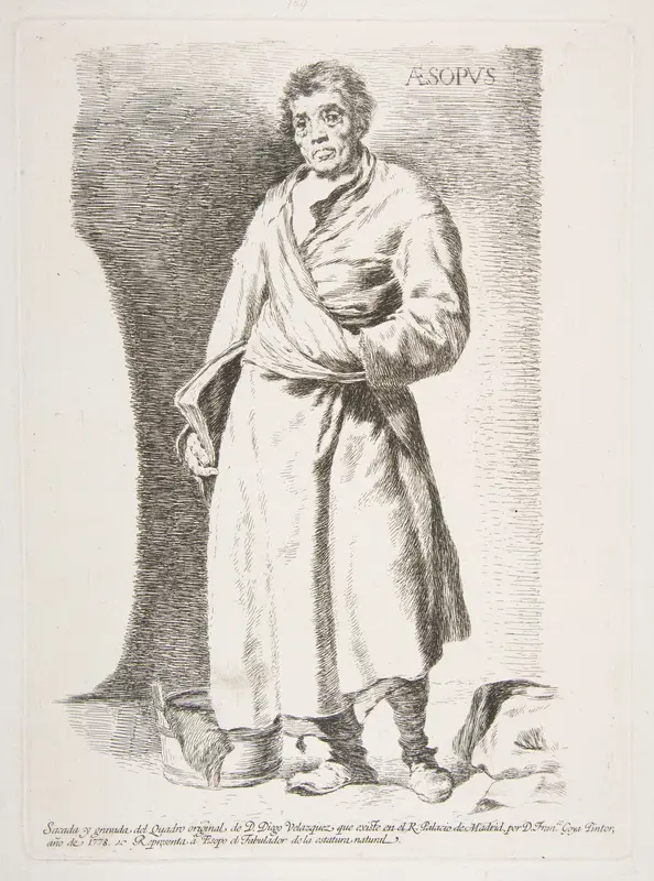 Aesop, after Velázquez