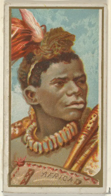 Africa, from the Types of All Nations series (N24) for Allen & Ginter Cigarettes Wall Art by Allen & Ginter - High-Resolution Digital Print