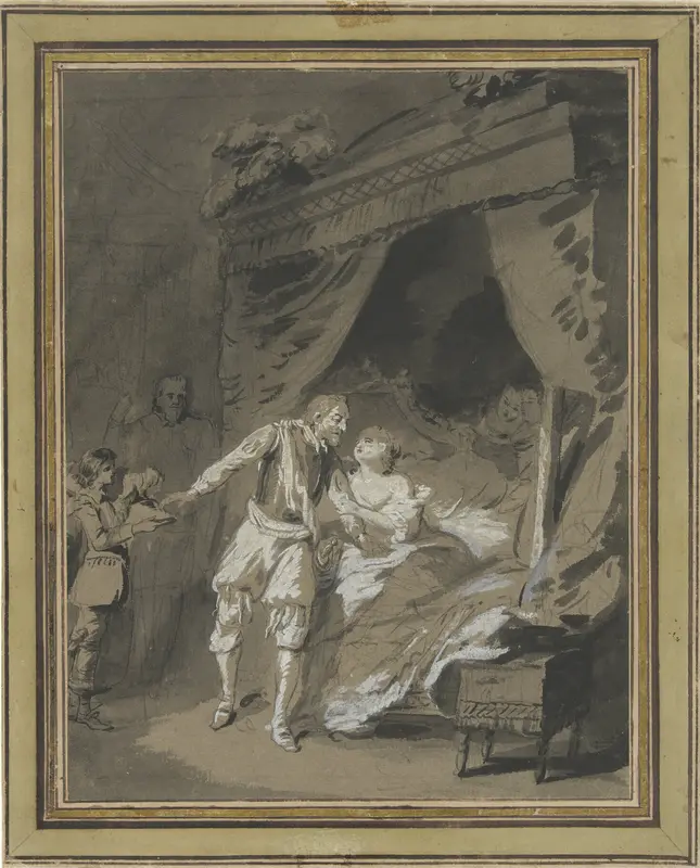 Afscheidsscène Wall Art by anonymous - High-Resolution Digital Print