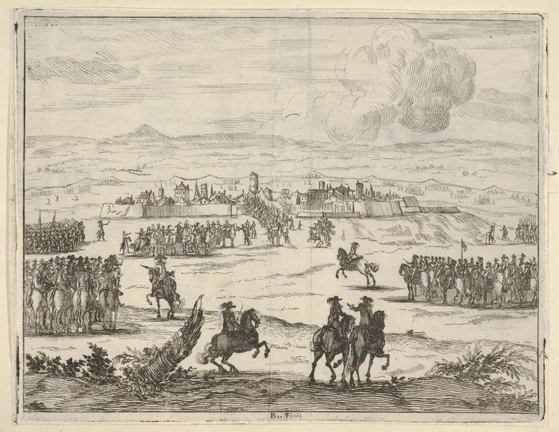 After a Long Seige, Francesco I d'Este, with the Aid of the French Army, Takes Valencia, from "L'Idea di un Principe ed Eroe Cristiano in Francesco I d'Este, di Modena e Reggio Duca VIII [...]" Wall Art by Bartolomeo Fenice (Fénis) - High-Resolution Digital Print