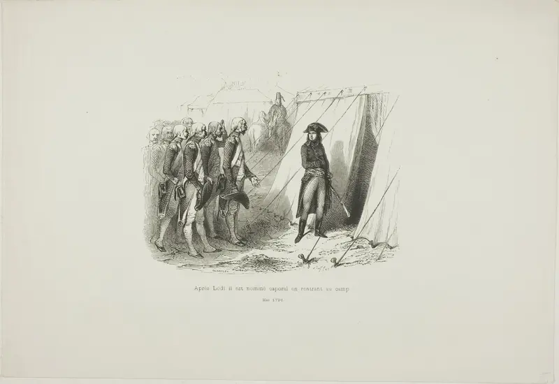 After Lodi, he is named corporal upon returning to camp Wall Art by Quartley - High-Resolution Digital Print