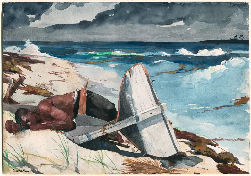 After the Hurricane, Bahamas Wall Art by Winslow Homer - High-Resolution Digital Print