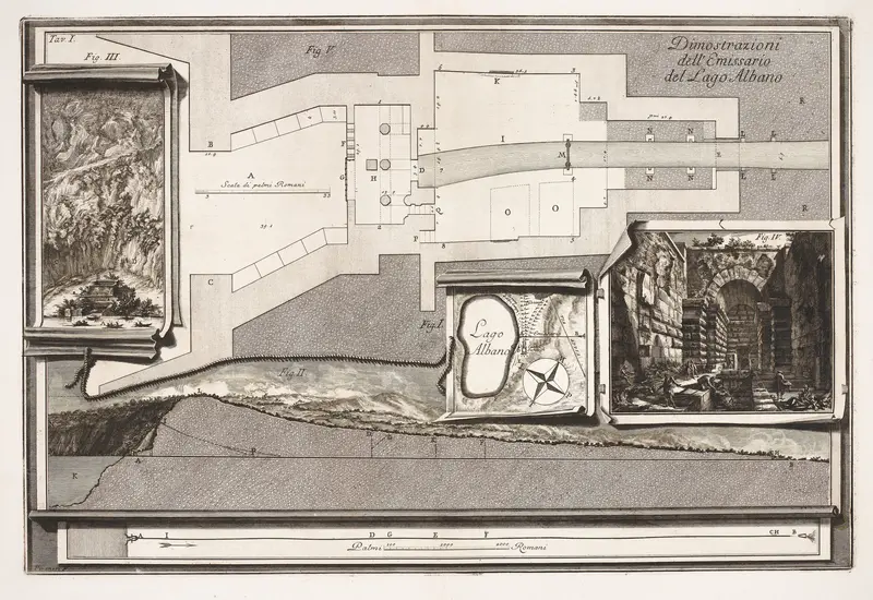 Afvoerkanaal van Meer van Albano Wall Art by Unknown - High-Resolution Digital Print