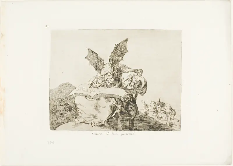 Against the Common Good, plate 71 from The Disasters of War