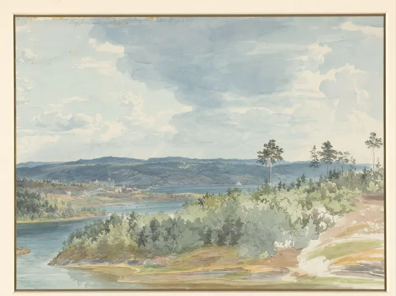 Aggershuus Slot, bij Oslo, aan de fjord gelegen Wall Art by Unknown - High-Resolution Digital Print