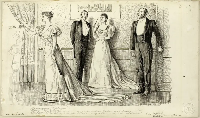 Aggravating Flippancy Wall Art by George Du Maurier - High-Resolution Digital Print