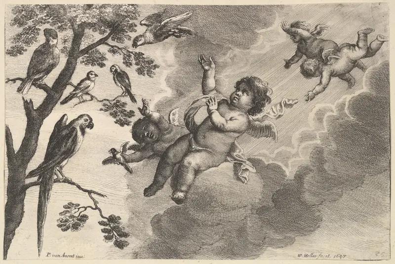 Air Wall Art by Wenceslaus Hollar - High-Resolution Digital Print