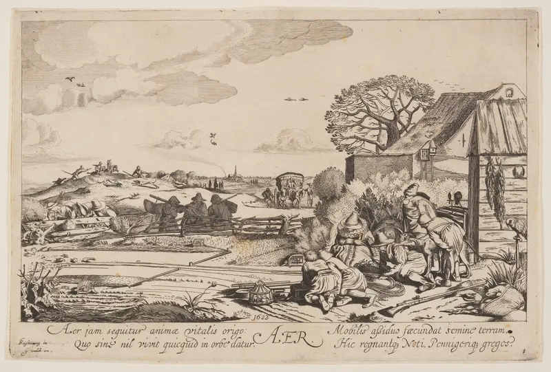 Air (with a view of Haarlem), from The Four Elements