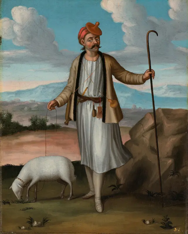 Albanian Herdsman Wall Art by Unknown - High-Resolution Digital Print