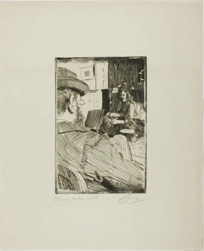 Albert Besnard and His Model