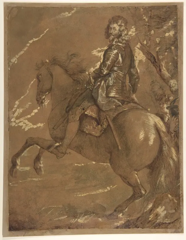 Albert de Ligne, Count of Arenberg, Prince of Brabançon (1600–1674) Wall Art by Anthony van Dyck - High-Resolution Digital Print
