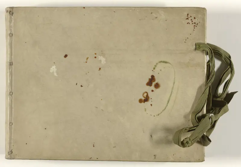Album met 116 tekeningen, hoofdzakelijk portretten, vervaardigd op Ceylon Wall Art by Esaias Boursse - High-Resolution Digital Print