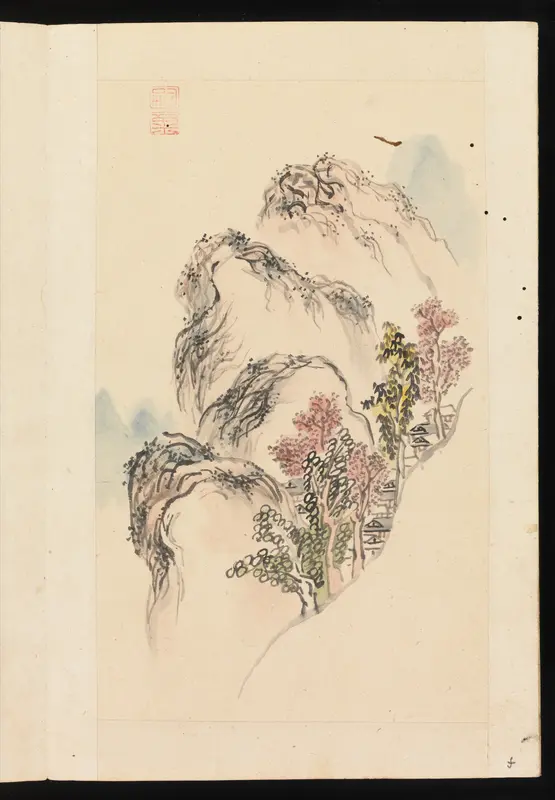 Album of Landscape Paintings Wall Art by Kuwayama Gyokushū - High-Resolution Digital Print
