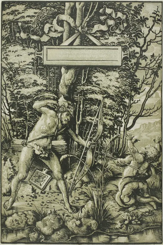 Alcon Slaying the Serpent Wall Art by Hans Wechtlin, I - High-Resolution Digital Print