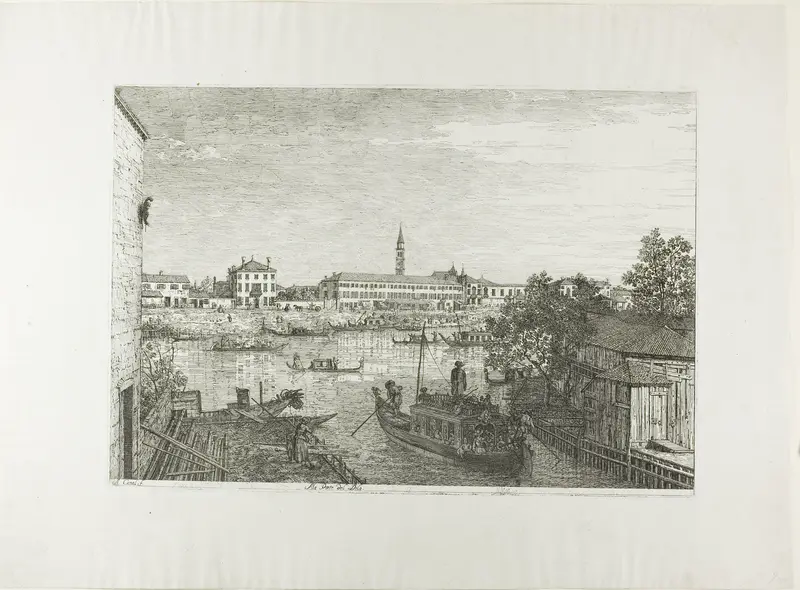 Ale Porto del Dolo Wall Art by Canaletto - High-Resolution Digital Print