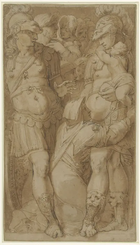 Alexander begenadigt de familie van Darius Wall Art by Unknown - High-Resolution Digital Print