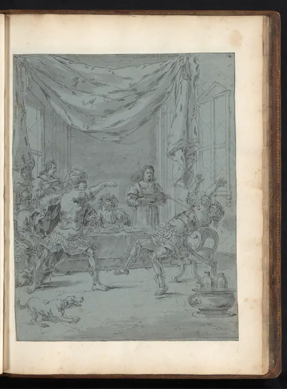 Alexander de Grote doodt Clitus Wall Art by Leonaert Bramer - High-Resolution Digital Print