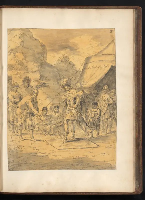 Alexander de Grote en de gymnosofisten Wall Art by Leonaert Bramer - High-Resolution Digital Print