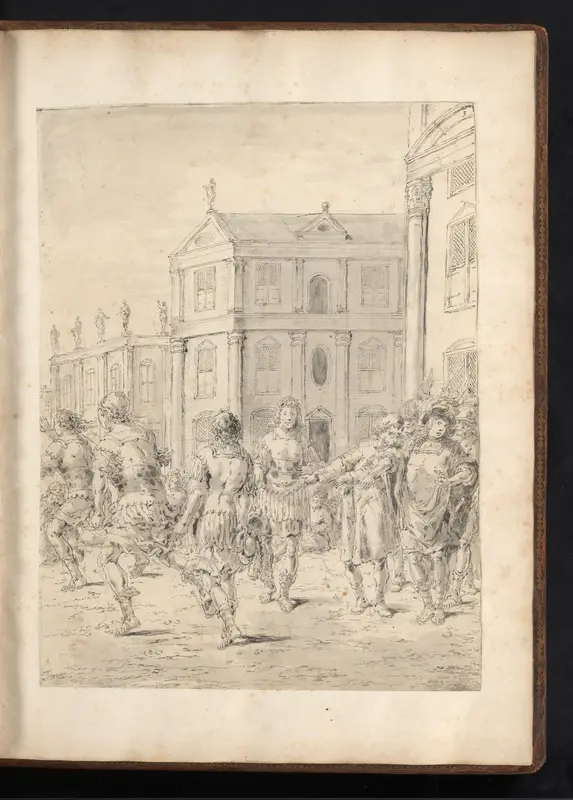 Alexander de Grote loopt niet mee tijdens de Olympische Spelen Wall Art by Leonaert Bramer - High-Resolution Digital Print