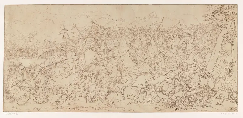 Alexander de Grote steekt de Granicus over Wall Art by anonymous - High-Resolution Digital Print