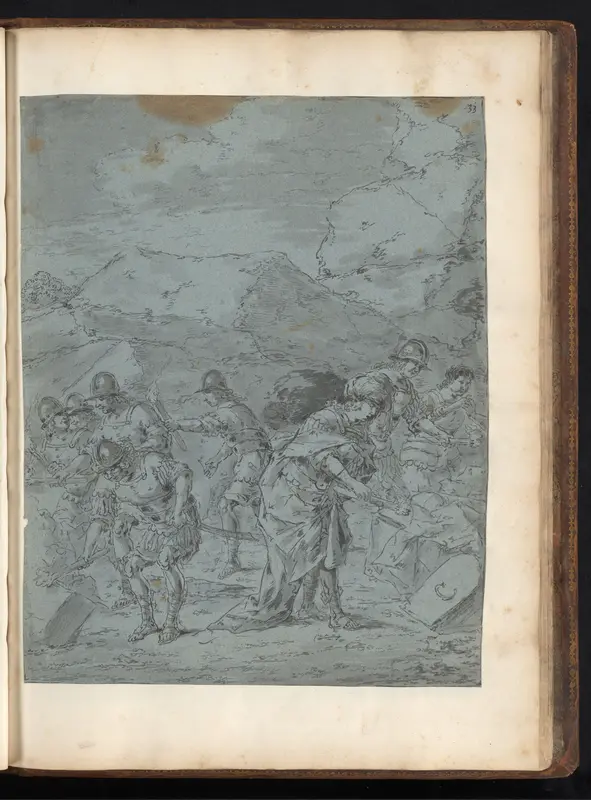 Alexander de Grote steekt zijn bagage in brand Wall Art by Leonaert Bramer - High-Resolution Digital Print
