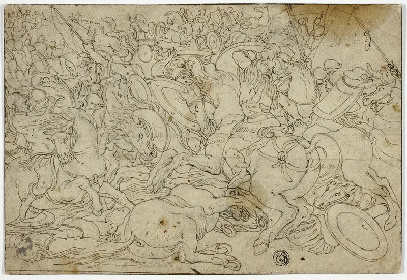Alexander Defeating Darius at Battle of Issus