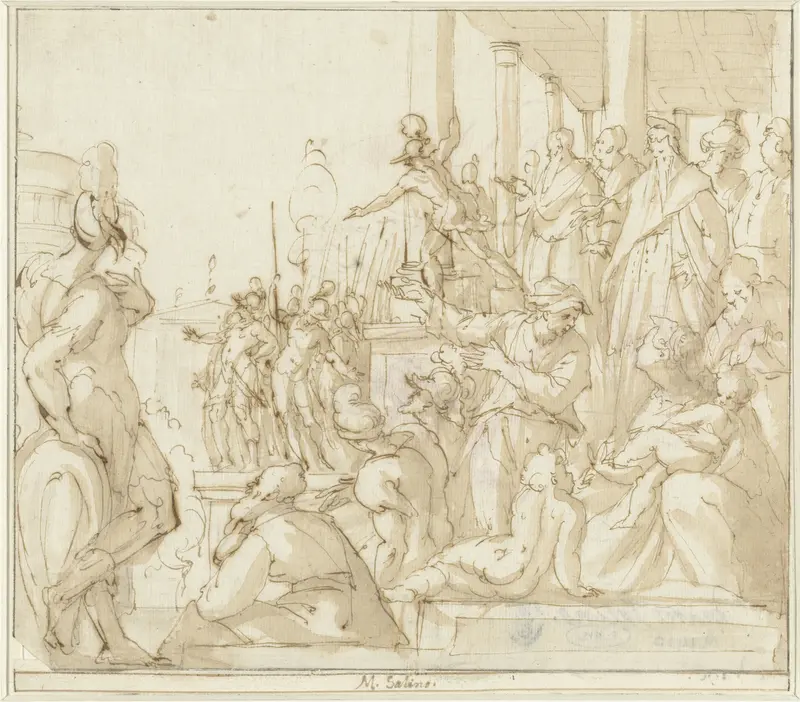 Alexander temt het paard Bucephalos Wall Art by Unknown - High-Resolution Digital Print
