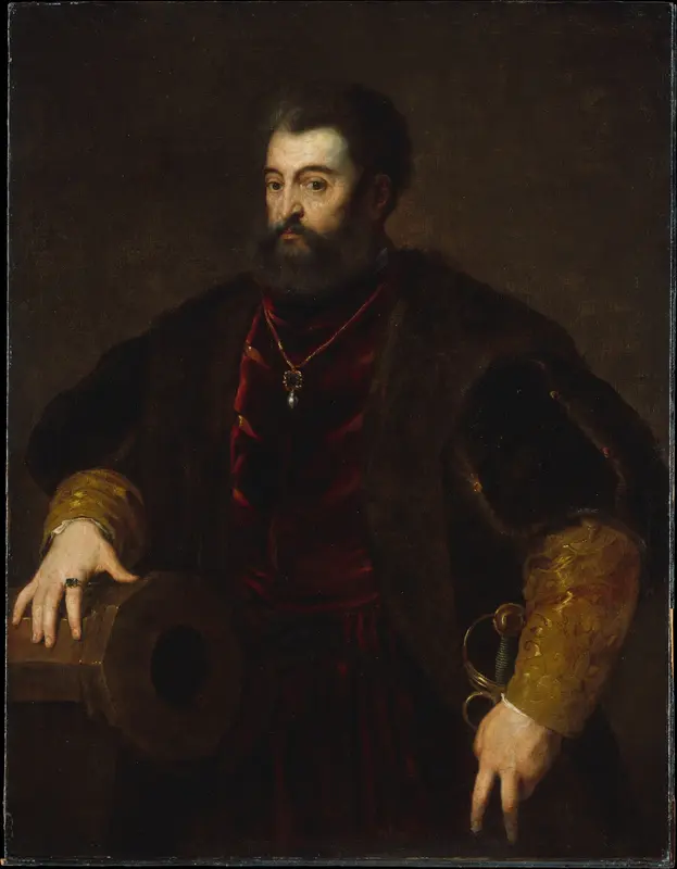 Alfonso d'Este (1486–1534), Duke of Ferrara Wall Art by Titian - High-Resolution Digital Print
