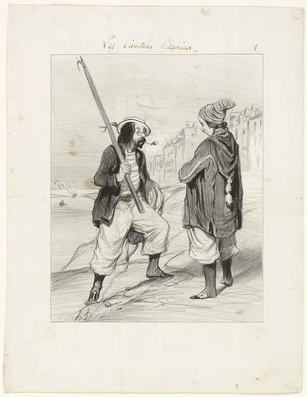 All Right Rigobert, My Old Friend…, plate one from Les Canotiers Parisiens