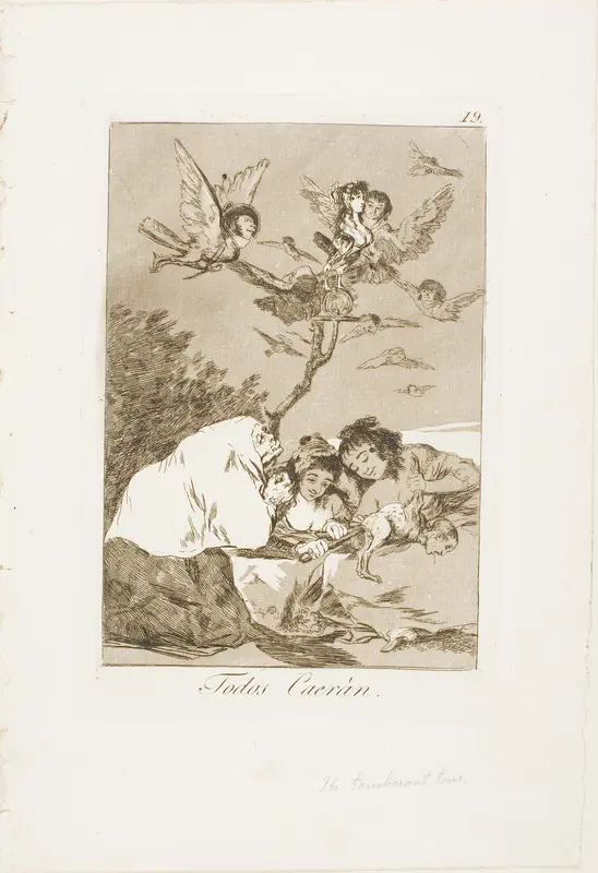 All Will Fall, plate 19 from Los Caprichos