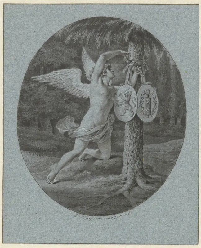 Allegorie op de Alliantie met Frankrijk, 1795 Wall Art by Unknown - High-Resolution Digital Print