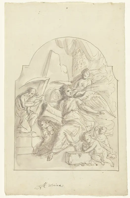 Allegorie op de Historie Wall Art by Elias van Nijmegen - High-Resolution Digital Print