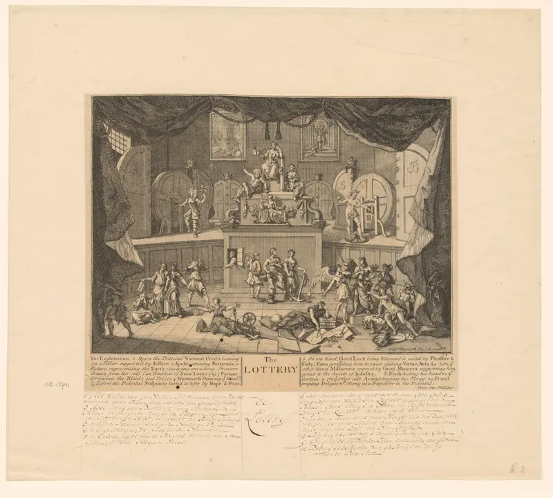 Allegorie op de loterij Wall Art by Unknown - High-Resolution Digital Print
