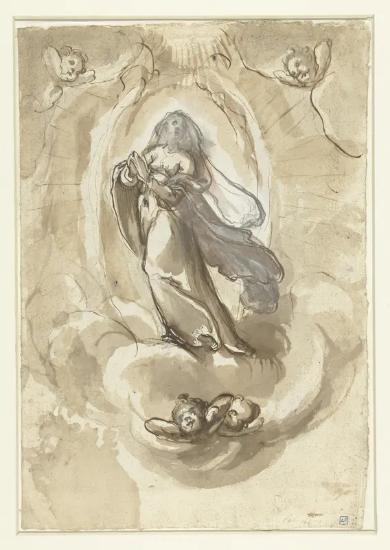 Allegorie op de Onbevlekte Ontvangenis Wall Art by Jacopo da Empoli - High-Resolution Digital Print