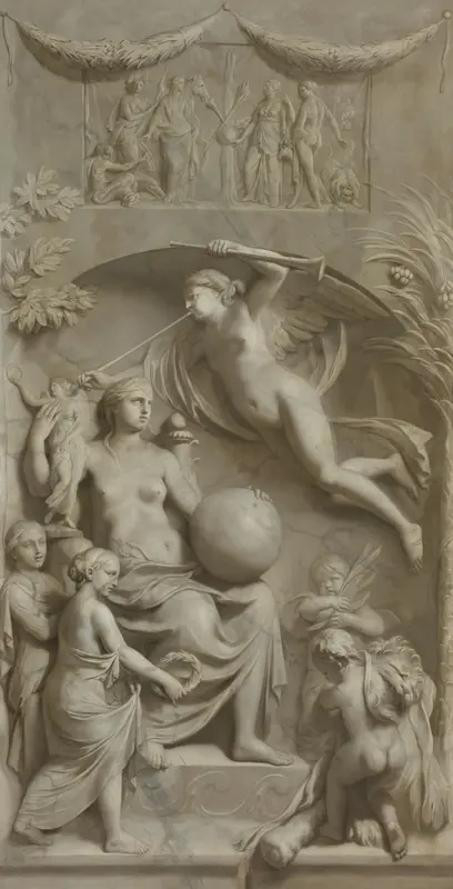 Allegorie op de Roem Wall Art by Gerard de Lairesse - High-Resolution Digital Print