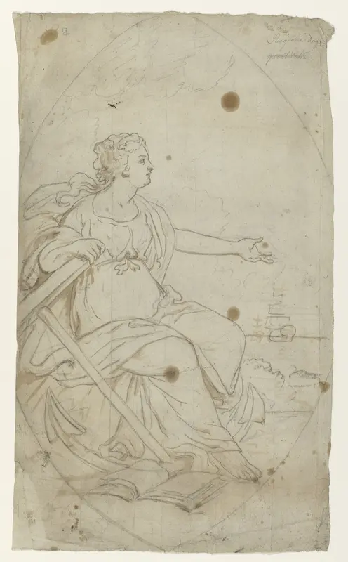Allegorie op de scheepvaart Wall Art by Abraham van Strij (I) - High-Resolution Digital Print