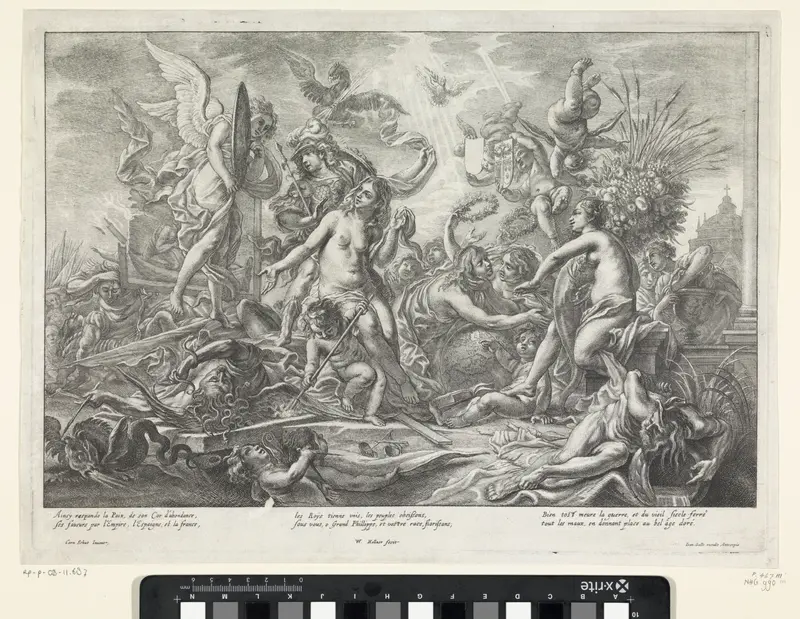 Allegorie op de Vrede van Westfalen, 1648 Wall Art by Unknown - High-Resolution Digital Print