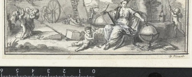 Allegorie op de Wetenschappen Wall Art by Bernard Picart - High-Resolution Digital Print