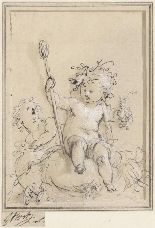 Allegorie op de wijnbouw Wall Art by Jacob de Wit - High-Resolution Digital Print