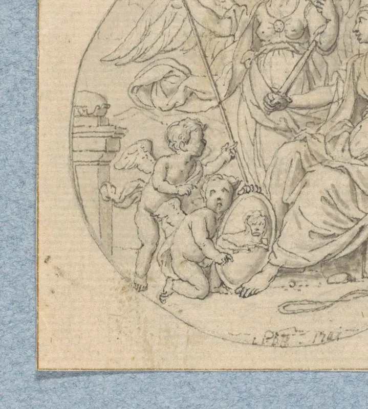 Allegorie van de Rede (in doos met 43 tekeningen) Wall Art by Louis Fabritius Dubourg - High-Resolution Digital Print