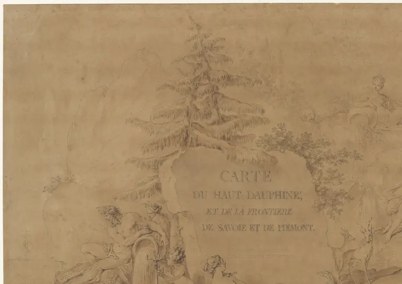 Allegorische figuren, stroomgoden en stroomgodinnen Wall Art by Hubert François Gravelot - High-Resolution Digital Print