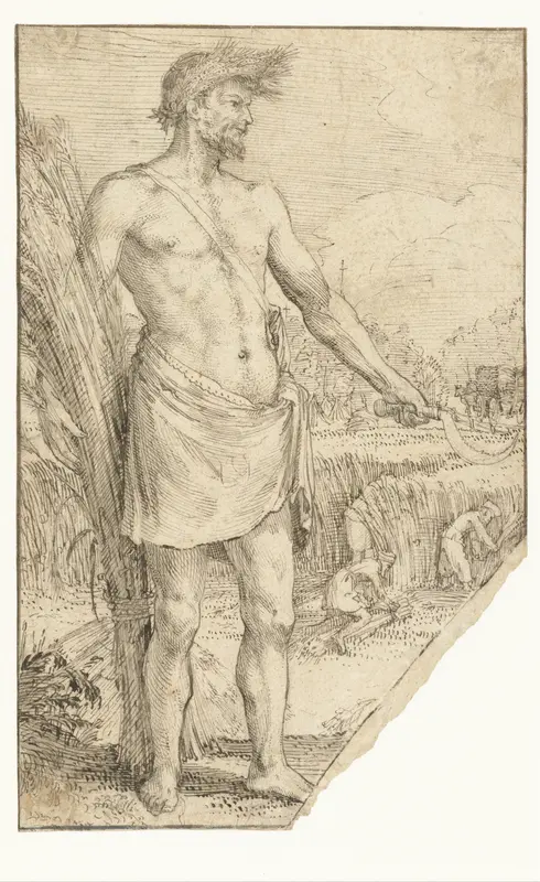 Allegorische figuur, Zomer (?) Wall Art by anonymous - High-Resolution Digital Print