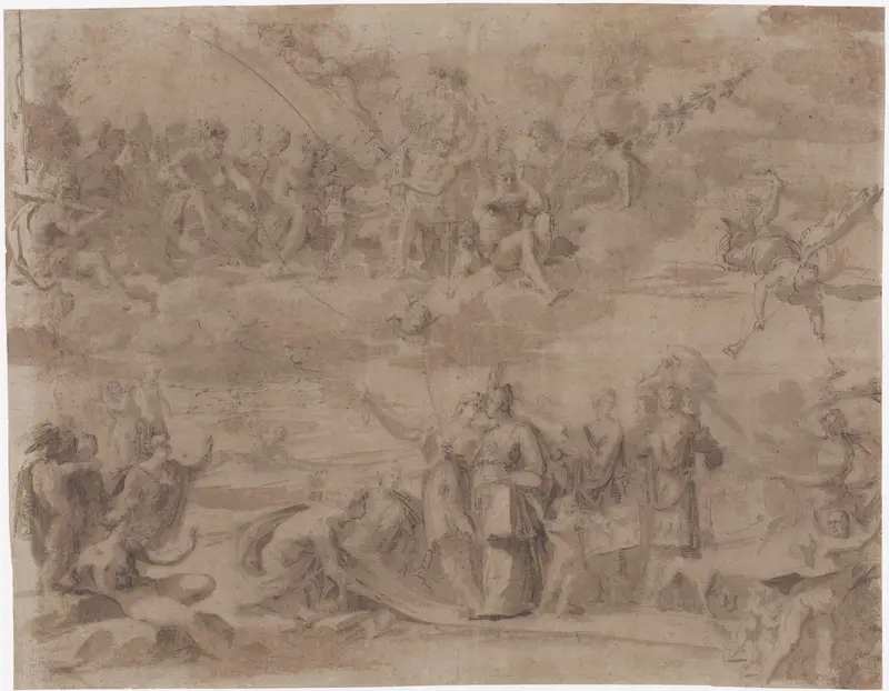 Allegorische voorstelling Wall Art by Unknown - High-Resolution Digital Print