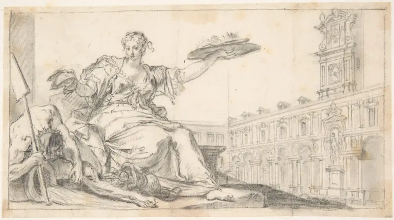 Allegory Wall Art by Anonymous, Italian, Venetian, 18th century - High-Resolution Digital Print
