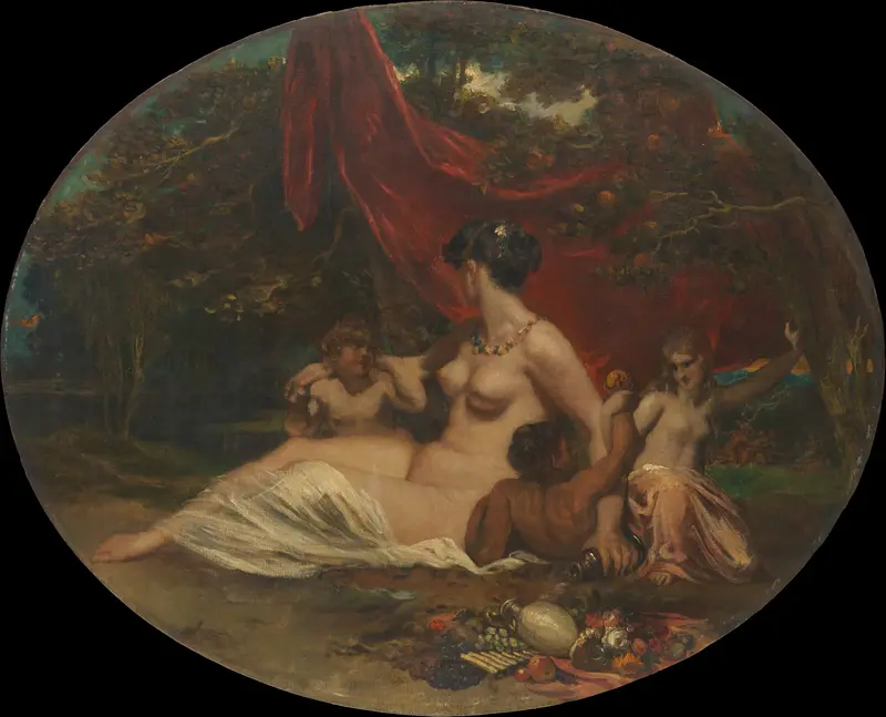 Allegory Wall Art by William Etty - High-Resolution Digital Print