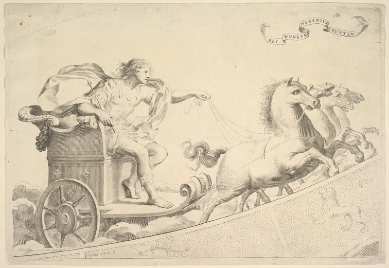 Allegory in Honor of Louis XIV Wall Art by Claude Mellan - High-Resolution Digital Print